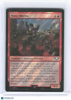 2022 Magic: The Gathering—Noise Marine (Surge Foil) #082 (40K)—Uncommon Foil
