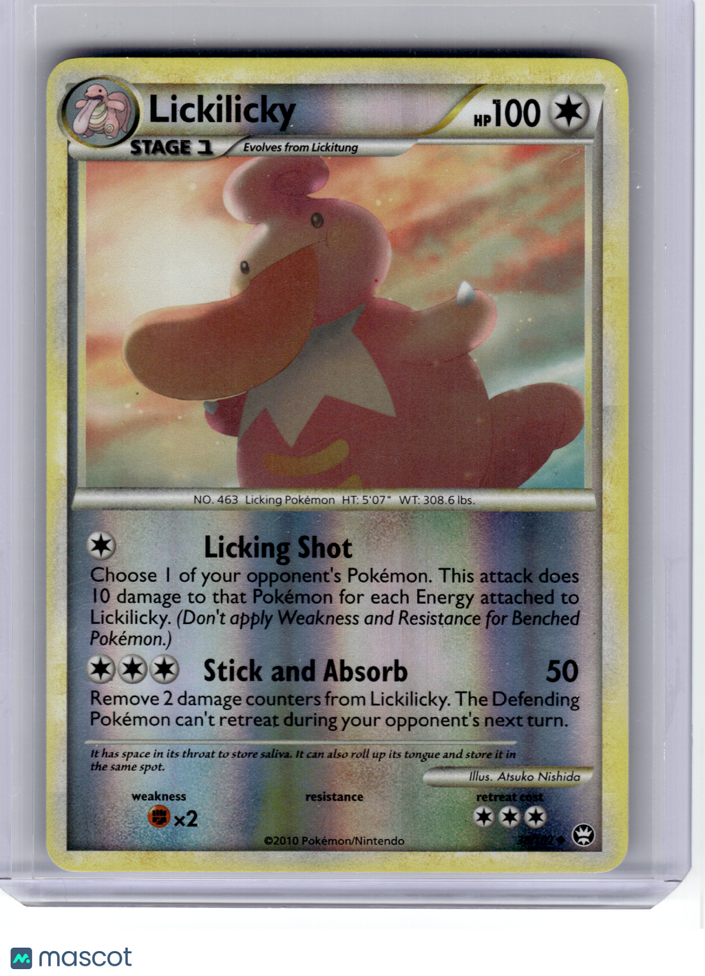 2014 Pokemon—Lickilicky #38 Triumphant—Uncommon Reverse Holo [Lightly Played]