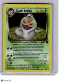 2000 Pokemon—Dark Arbok #2 Team Rocket—Rare Holo [Damage]