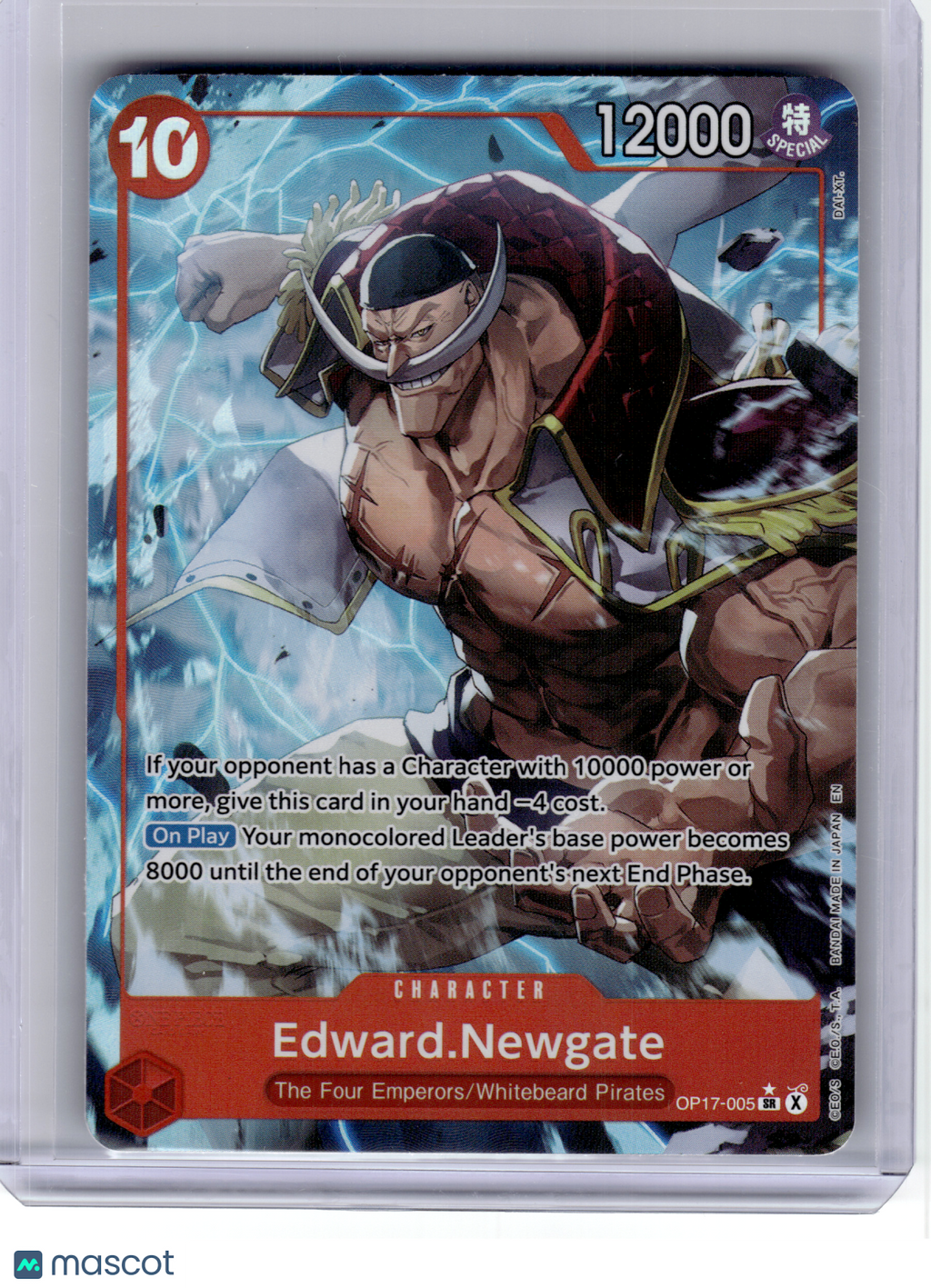 2026 One Piece CCG—Edward.Newgate (Alternate Art) #OP17-005 —Super Rare Foil