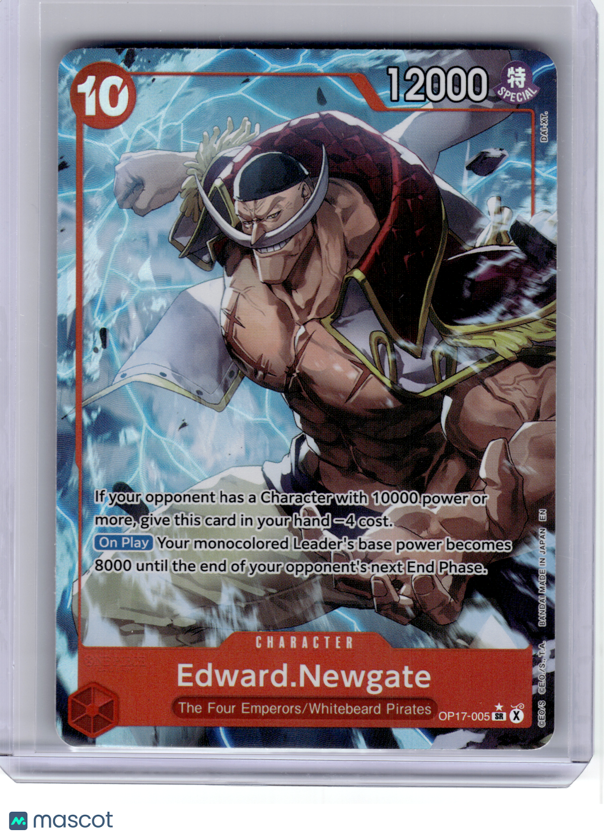 2026 One Piece CCG—Edward.Newgate (Alternate Art) #OP17-005 —Super Rare Foil