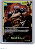 2026 One Piece CCG—Rocks D. Xebec #118 The World's Strongest Warriors—SEC Foil