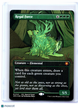 2026 Magic: TG—Regal Force (Borderless) #0141 Special Guests—Mythic Foil