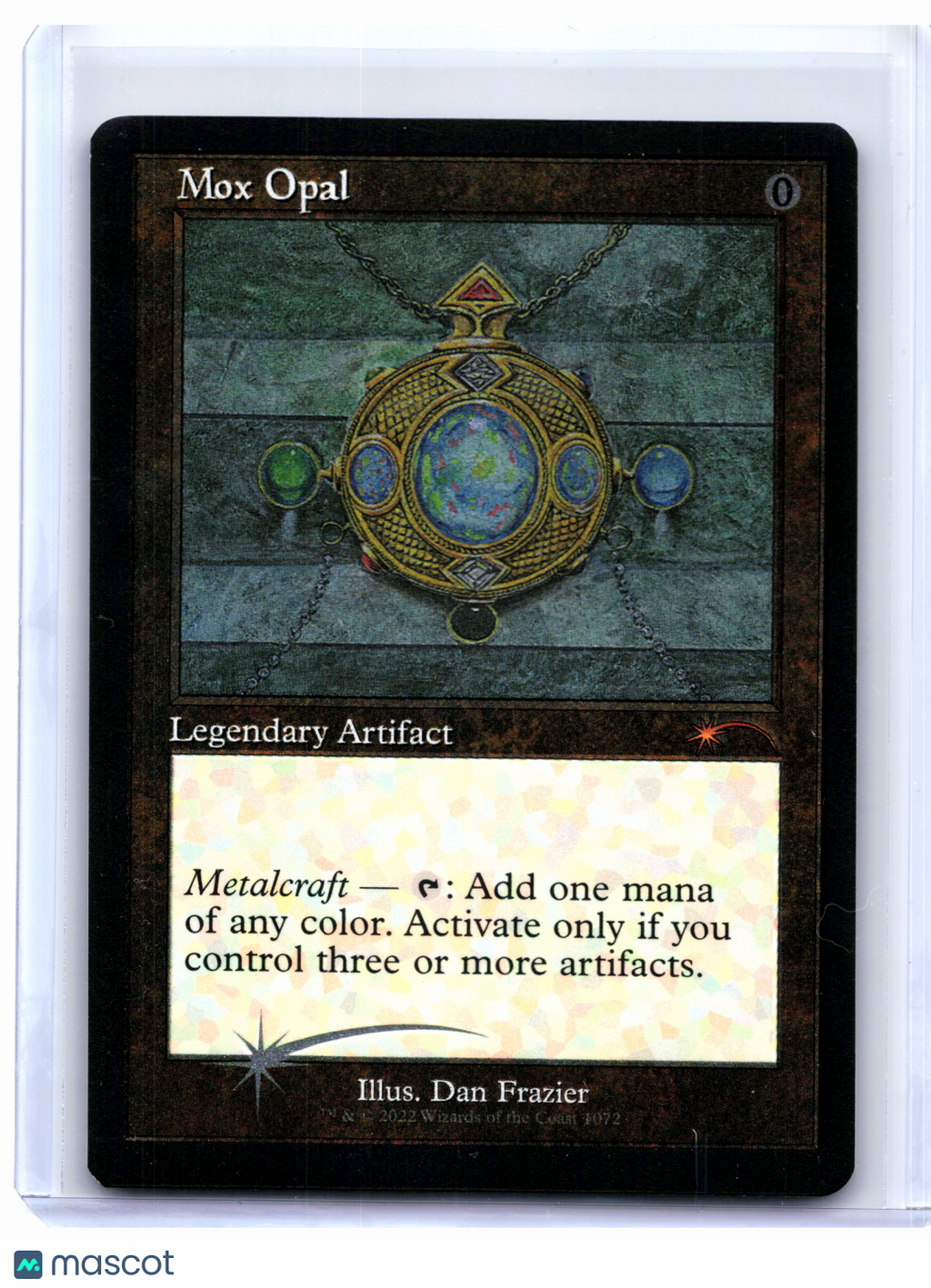 2022 Magic: TG—Mox Opal (Retro Frame) #1072 Secret Lair Drop—Mythic Foil Etched