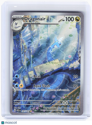 2023 Pokemon—Dragonair #181 Scarlet & Violet 151—Illustration Rare Holo