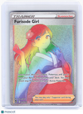 2022 Pokemon—Furisode Girl #205 Silver Tempest—Secret Rare Rainbow