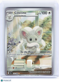 2025 Pokemon—Cinccino #153 Black Bolt—Illustration Rare Holo