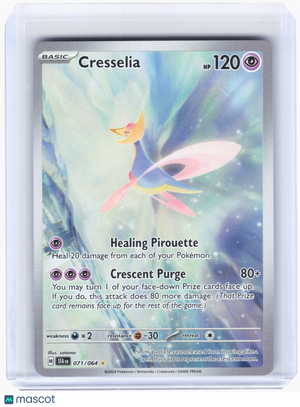 2024 Pokemon—Cresselia #71 Shrouded Fable—Illustration Rare Holo