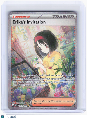 2023 Pokemon—Erika's Invitation #203 Scarlet & Violet 151—SIR Holo