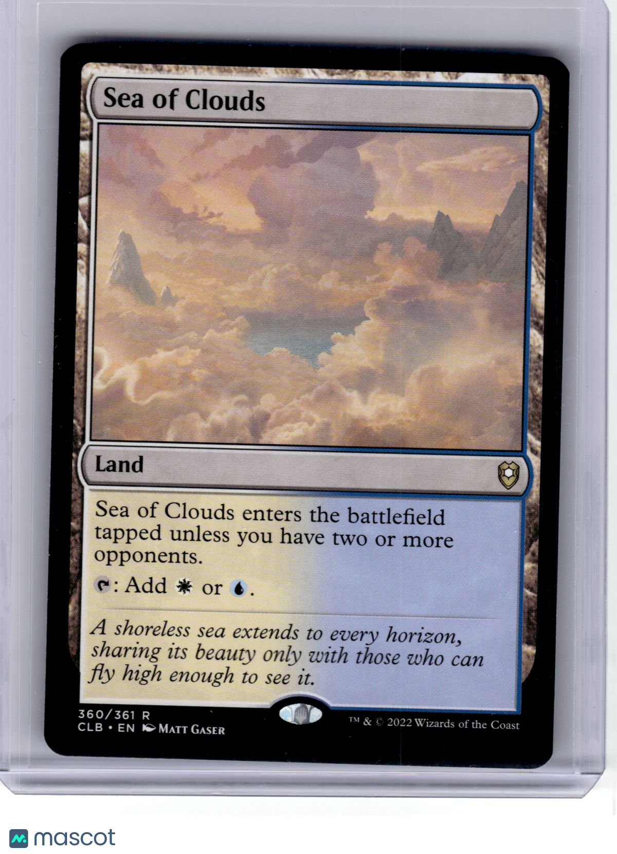 2022 MagicTG—Sea of Clouds #360 CLB—Rare Non-Foil