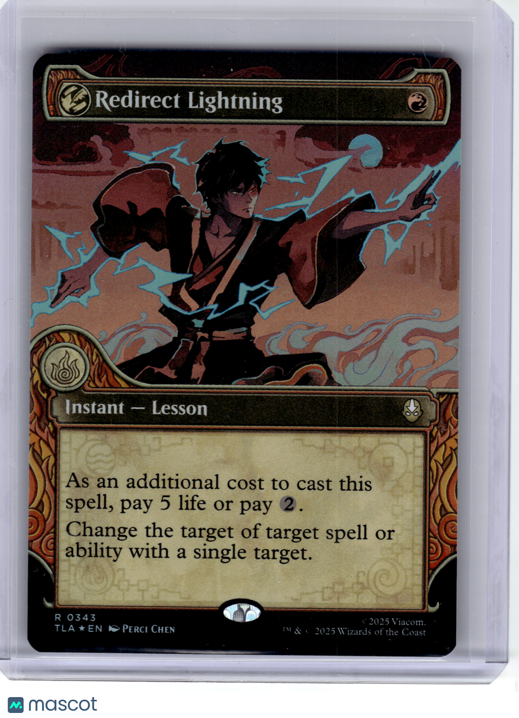 2025 MagicTG—Redirect Lightning (Showcase) #343 TLA—Rare Foil