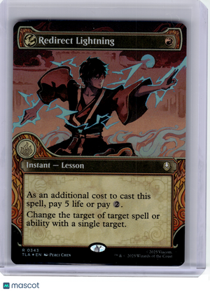 2025 MagicTG—Redirect Lightning (Showcase) #343 TLA—Rare Foil
