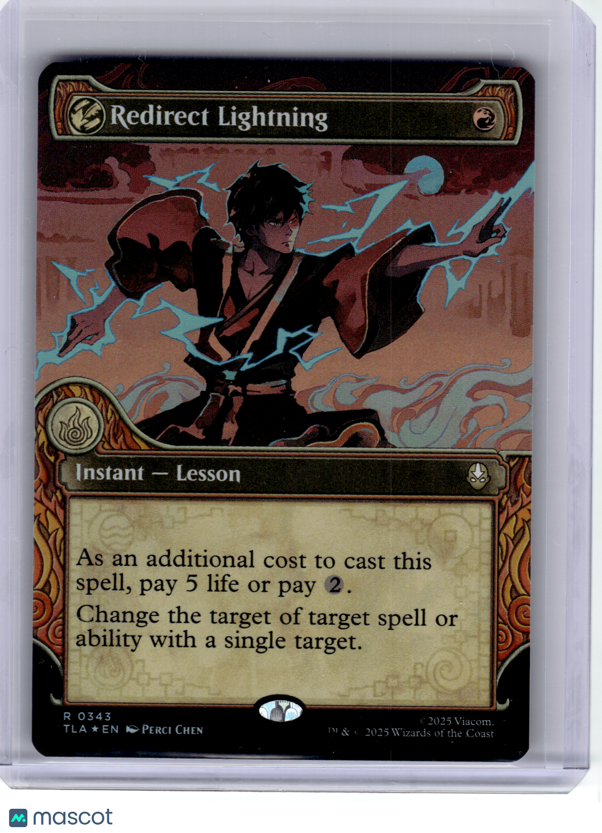 2025 MagicTG—Redirect Lightning (Showcase) #343 TLA—Rare Foil