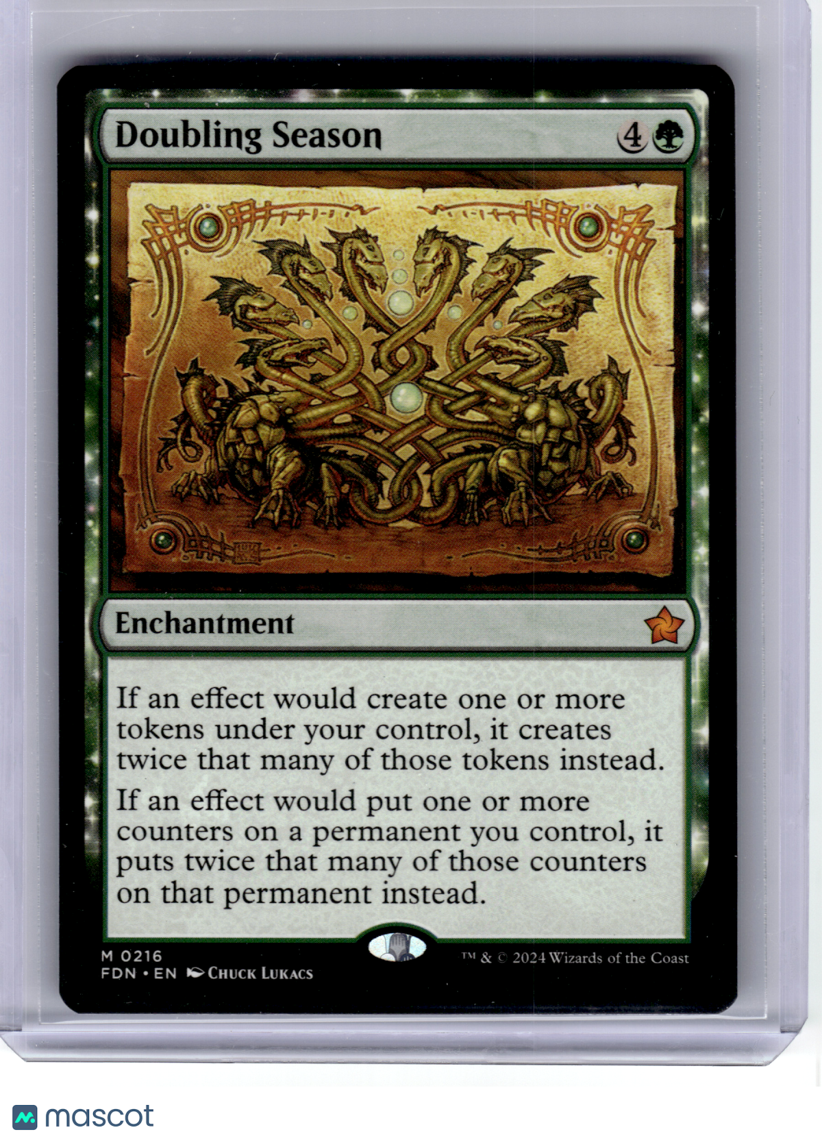 2024 Magic: The Gathering—Doubling Season #216 Foundations—Mythic Non-Foil