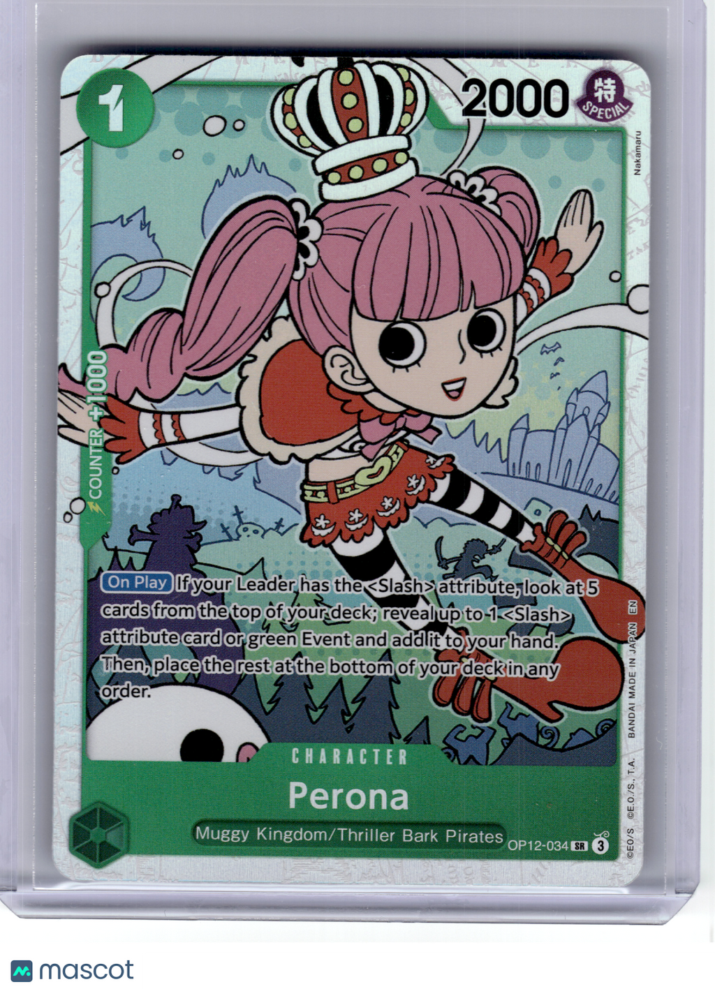 2025 One Piece Card Game—Perona #034 Legacy of the Master—Super Rare Foil