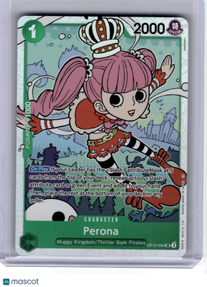 2025 One Piece Card Game—Perona #034 Legacy of the Master—Super Rare Foil