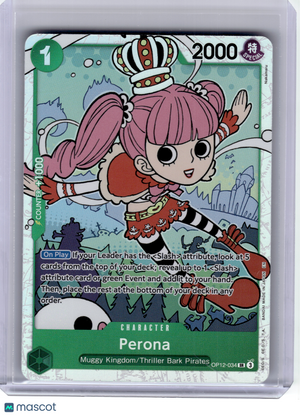 2025 One Piece Card Game—Perona #034 Legacy of the Master—Super Rare Foil