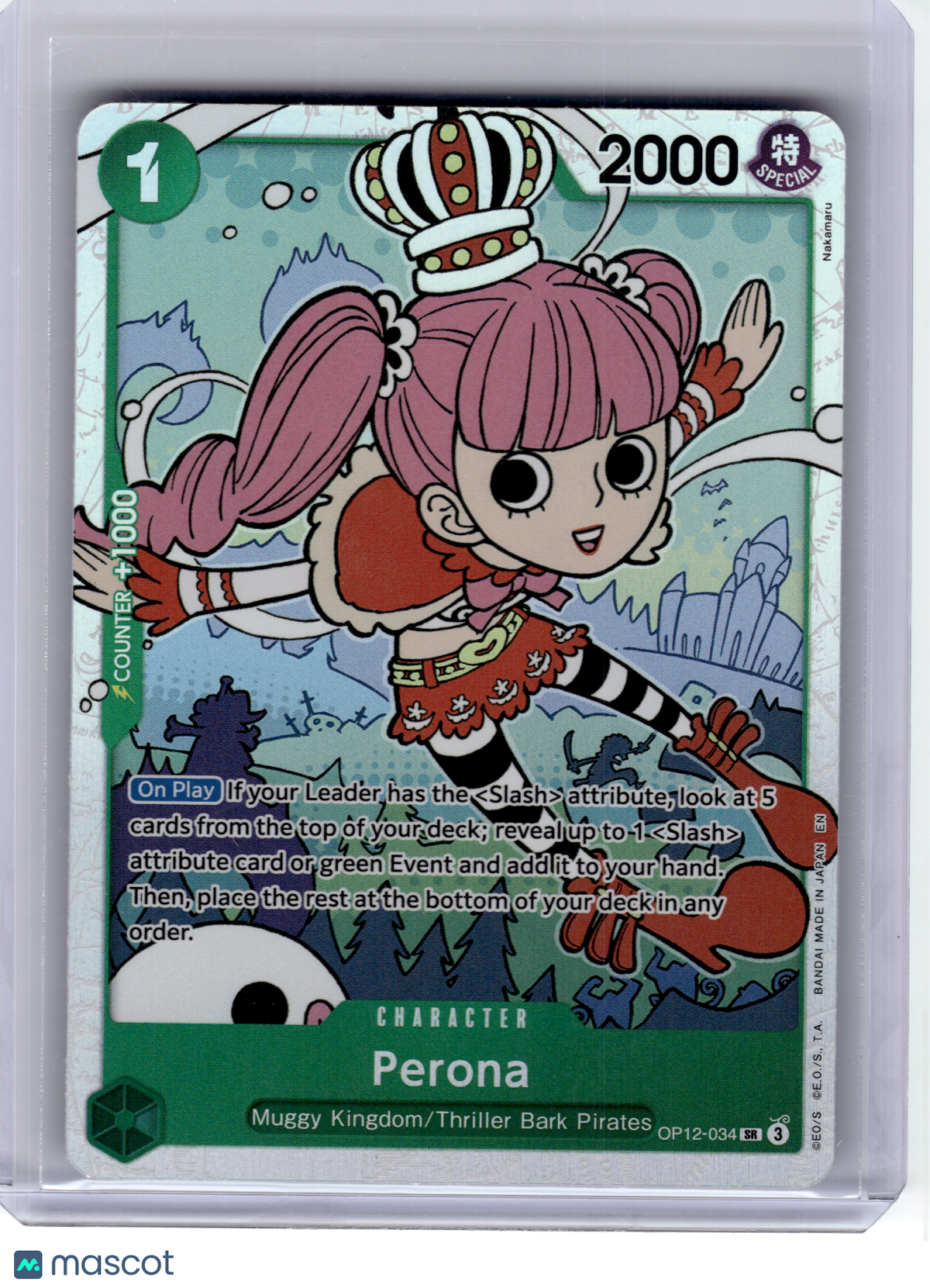 2025 One Piece Card Game—Perona #034 Legacy of the Master—Super Rare Foil