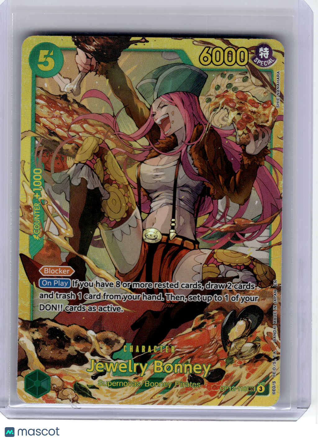 2025 One Piece CCG—Jewelry Bonney #118 Legacy of the Master—Secret Rare Foil