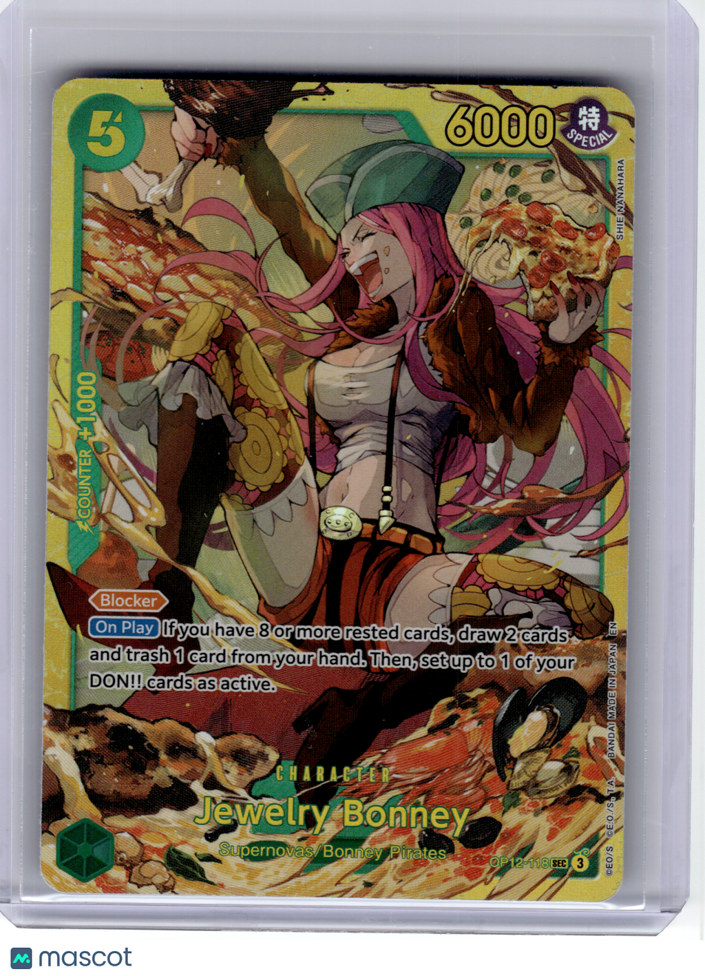 2025 One Piece CCG—Jewelry Bonney #118 Legacy of the Master—Secret Rare Foil