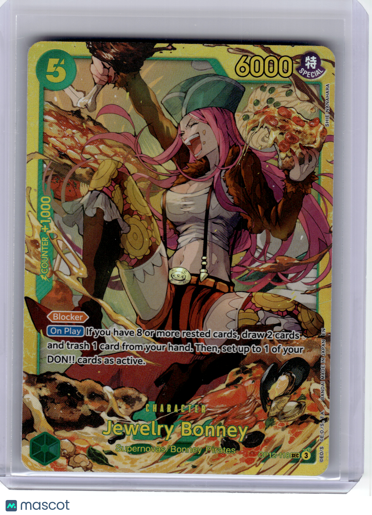 2025 One Piece CCG—Jewelry Bonney #118 Legacy of the Master—Secret Rare Foil