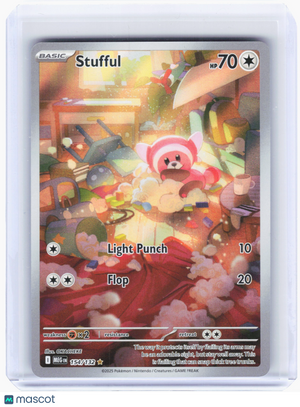 2025 Pokemon—Stufful #154 Mega Evolution—Illustration Rare Holo