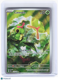 2023 Pokemon—Caterpie #172 Scarlet & Violet 151—Illustration Rare Holo