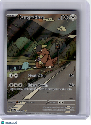 2025 Pokemon—Kangaskhan #204 Destined Rivals—Illustration Rare Holo