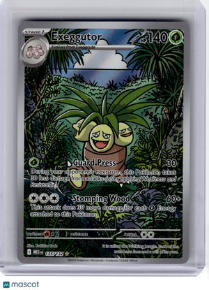 2025 Pokemon—Exeggutor #135 Mega Evolution—Illustration Rare Holo