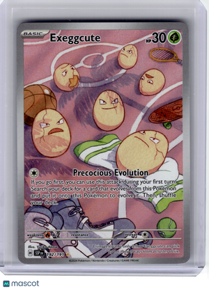 2024 Pokemon—Exeggcute #192 Surging Sparks—Illustration Rare Holo