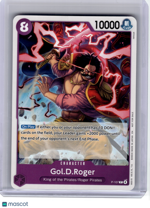 2024 One Piece CCG—Gol.D.Roger #107 One Piece Promotion Cards—Promo Non-Foil
