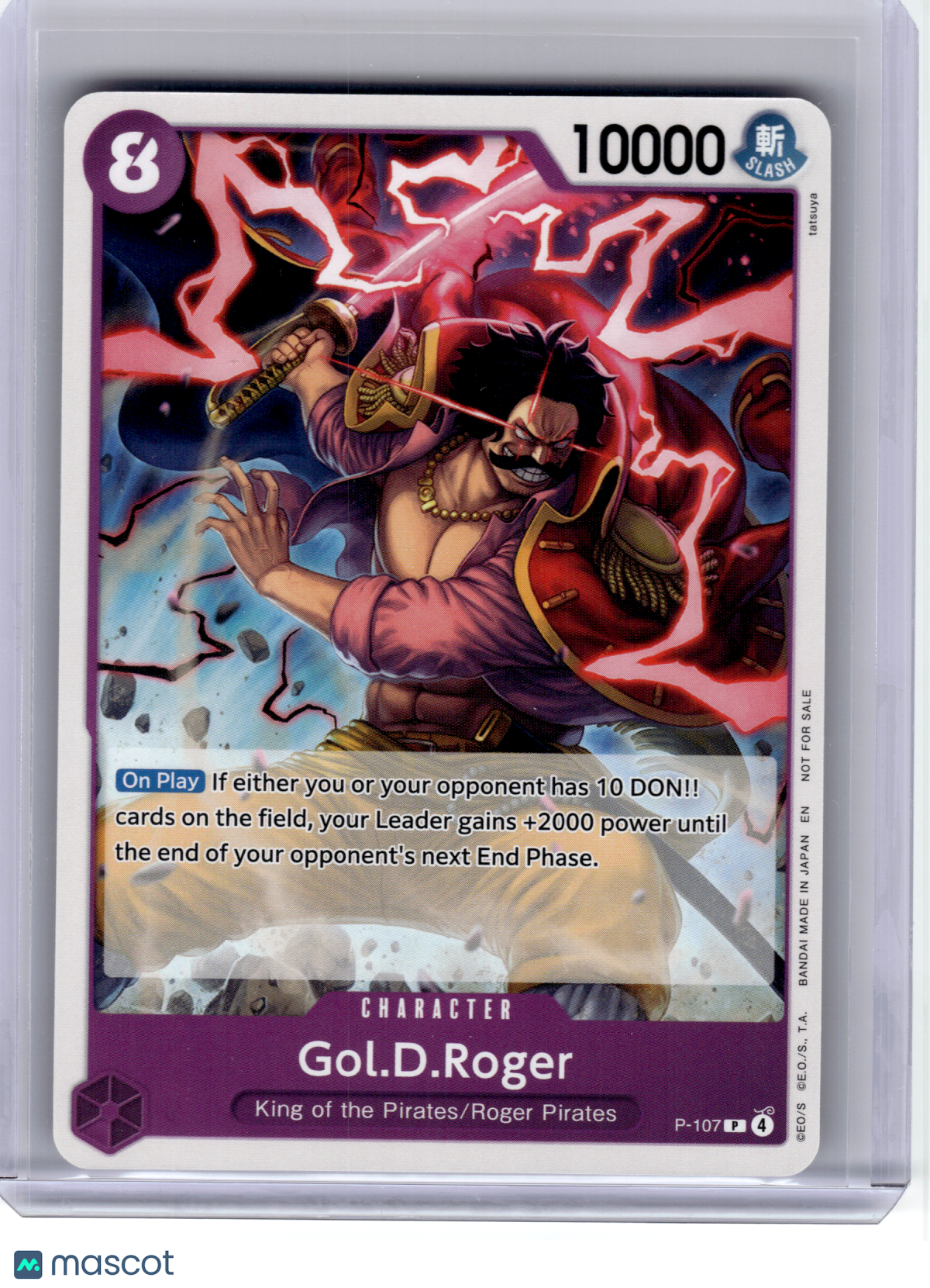 2024 One Piece CCG—Gol.D.Roger #107 One Piece Promotion Cards—Promo Non-Foil