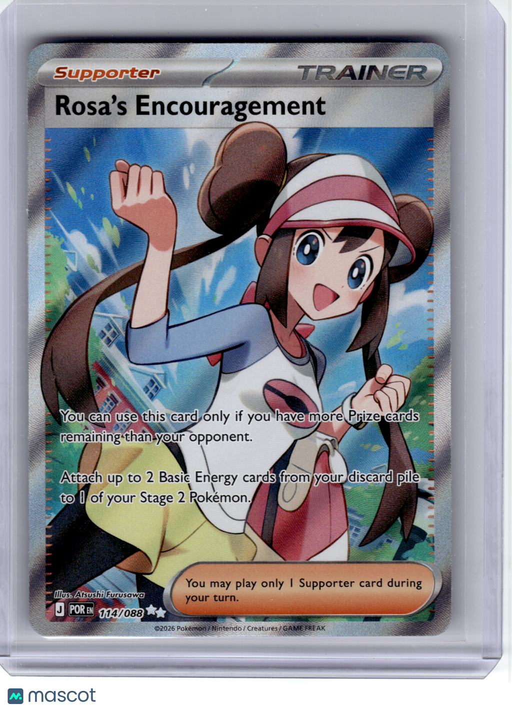 2026 Pokemon—Rosa's Encouragement #114 Perfect Order—Ultra Rare Holo