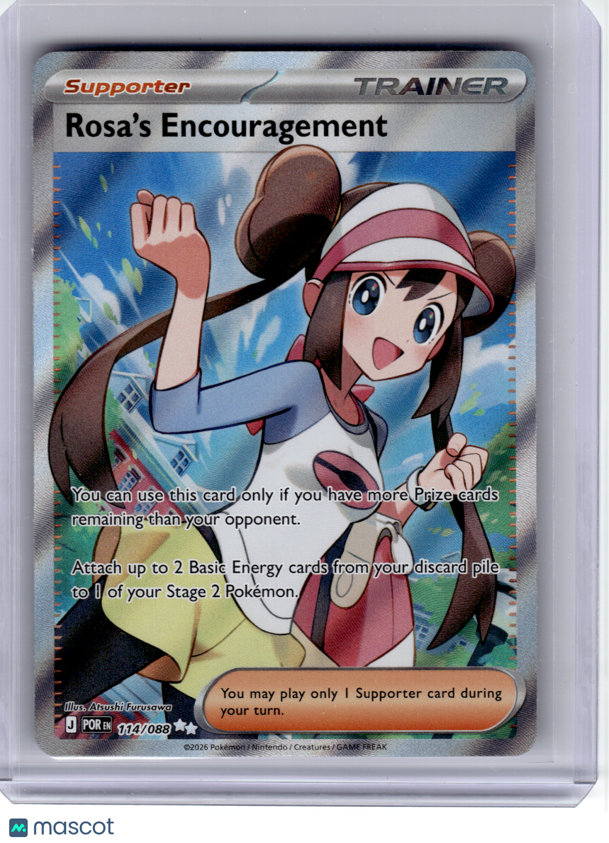 2026 Pokemon—Rosa's Encouragement #114 Perfect Order—Ultra Rare Holo