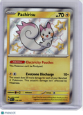 2024 Pokemon—Pachirisu #138 Paldean Fates—Shiny Rare Holo