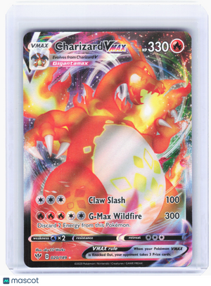 2020 Pokemon—Charizard VMAX #20 Darkness Ablaze—Ultra Rare Holo