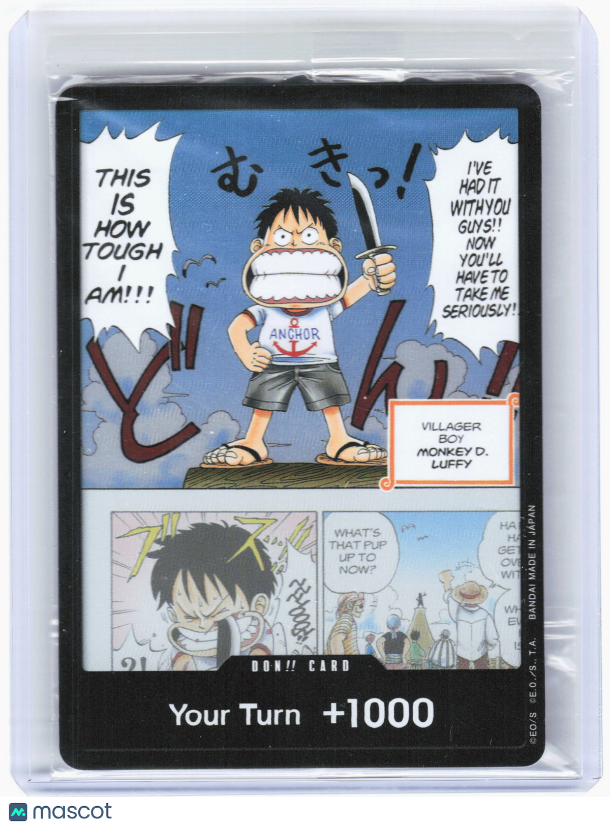 2023 One Piece Card Game—DON!! Card (Young Luffy) #DON!!—Foil (Sealed)