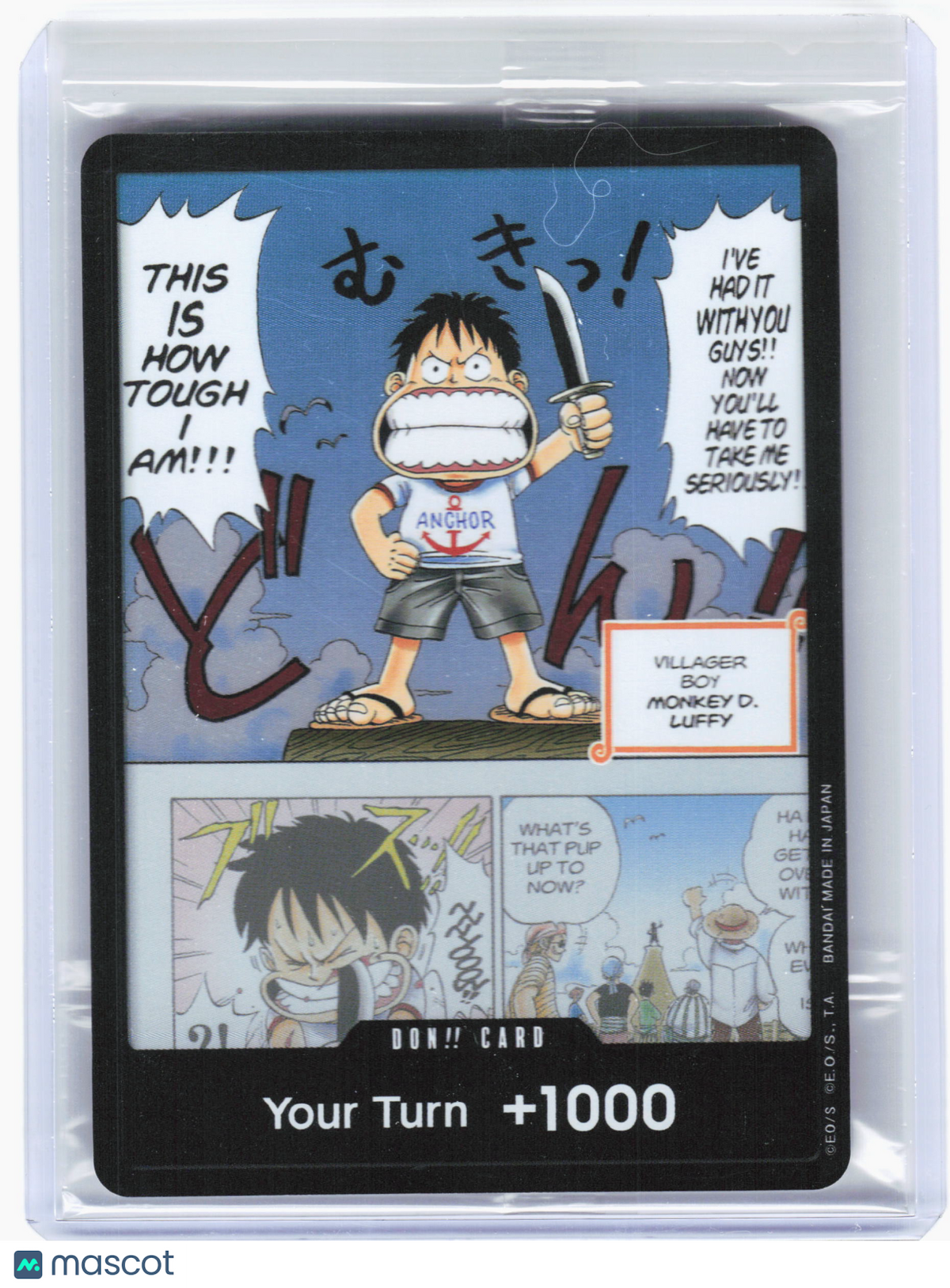 2023 One Piece Card Game—DON!! Card (Young Luffy) #DON!!—Foil (Sealed)