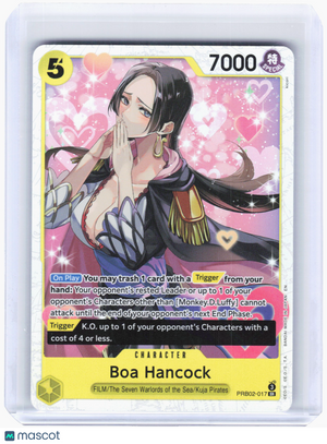 2025 One Piece Card Game—Boa Hancock #PRB02-017—Super Rare Foil