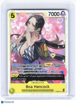2025 One Piece Card Game—Boa Hancock #PRB02-017—Super Rare Foil