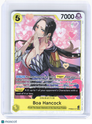 2025 One Piece Card Game—Boa Hancock #PRB02-017—Super Rare Foil