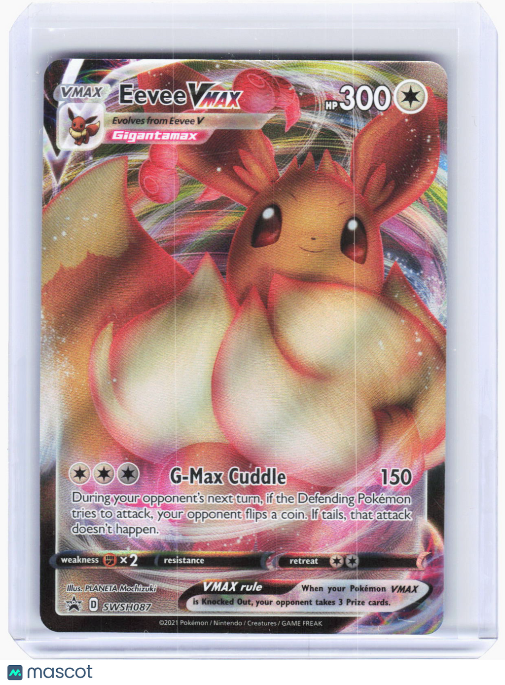 2021 Pokemon—Eevee VMAX #SWSH087 SWSH: Sword & Shield Promo Cards—Promo Foil
