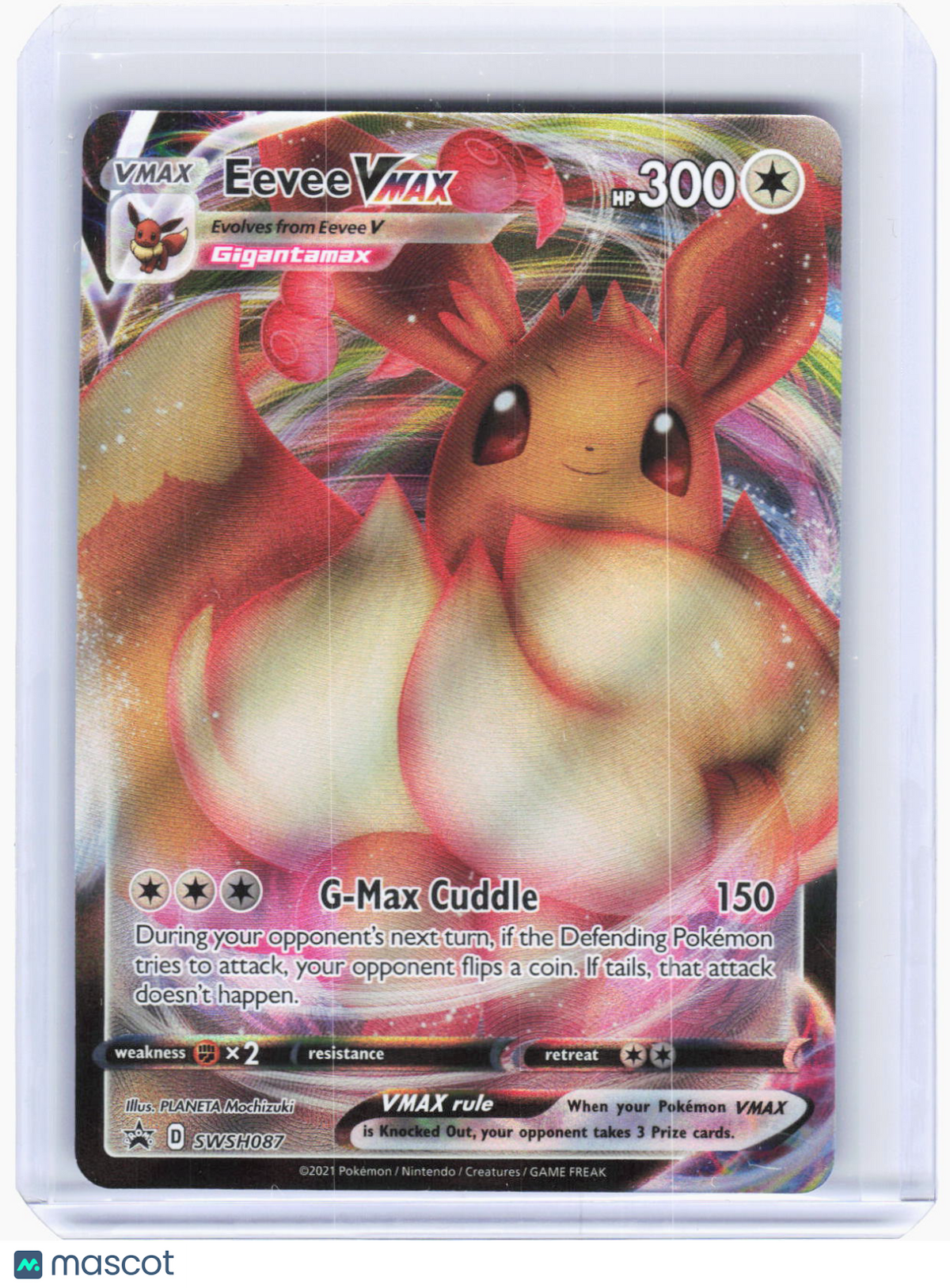2021 Pokemon—Eevee VMAX #SWSH087 SWSH: Sword & Shield Promo Cards—Promo Foil