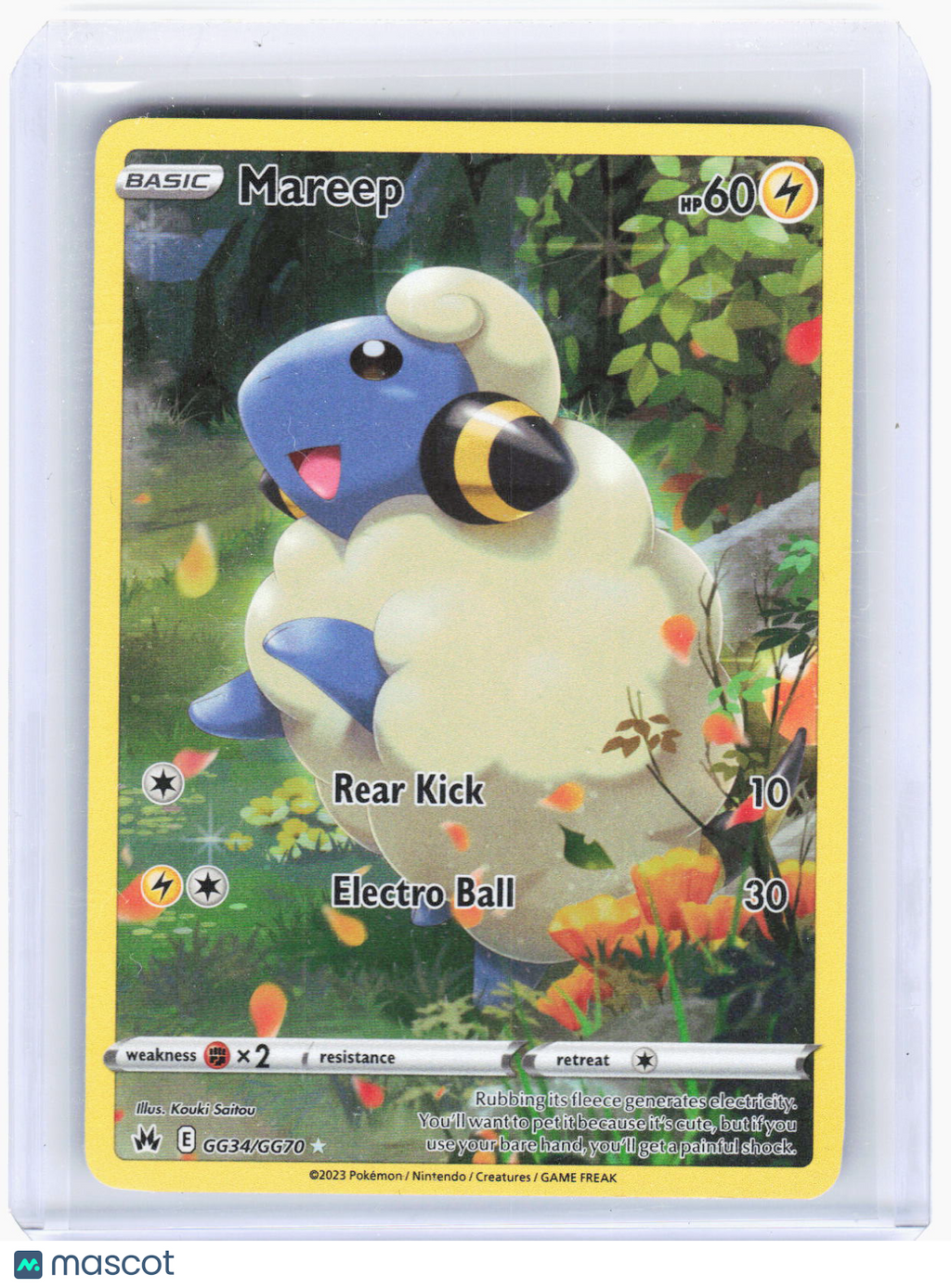 2023 Pokemon—Mareep #GG34/GG70 SWSH: Crown Zenith: Galarian Gallery—(UR) Foil