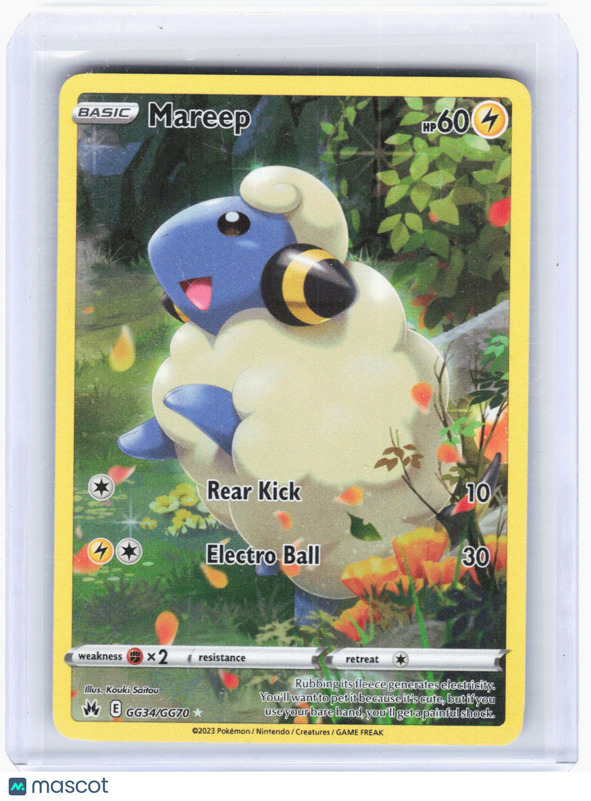 2023 Pokemon—Mareep #GG34/GG70 SWSH: Crown Zenith: Galarian Gallery—(UR) Foil