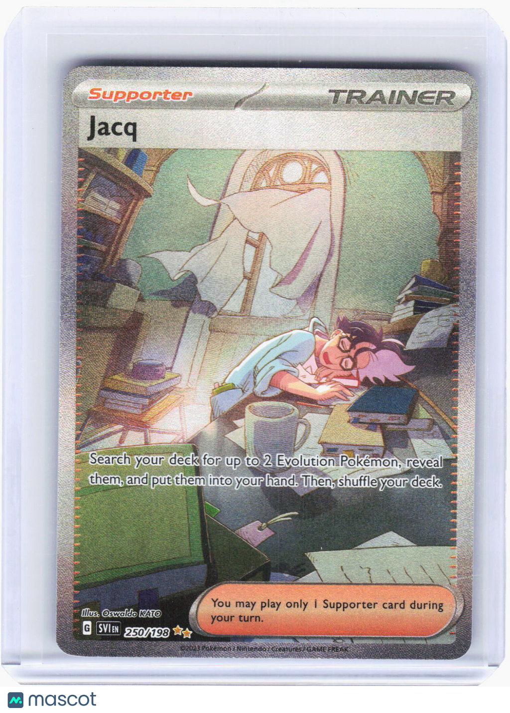 2023 Pokemon—Jacq #250/198 Scarlet & Violet Base Set—(SIR) Foil