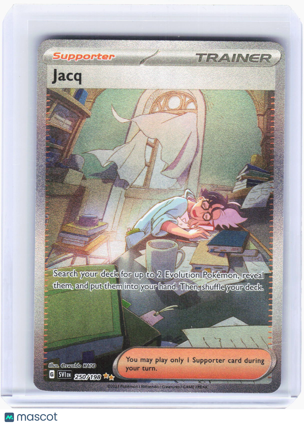 2023 Pokemon—Jacq #250/198 Scarlet & Violet Base Set—(SIR) Foil