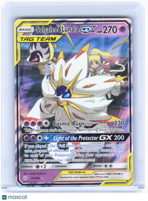2019 Pokemon—Solgaleo & Lunala GX #75/236 Cosmic Eclipse—Double Rare Foil