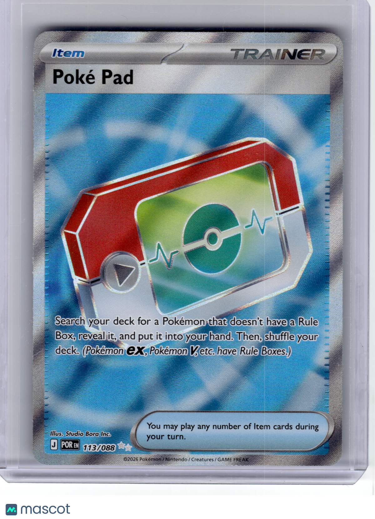 2026 Pokemon—Poké Pad #113 Perfect Order—Ultra Rare Holo