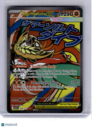 2026 Pokemon—Mega Hawlucha ex #268 Ascended Heroes—Mega Attack Rare Holo